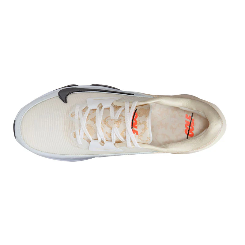 NIKE Infinity Tour 2 Men's Spikeless Shoes (White/Gold) - Image 3