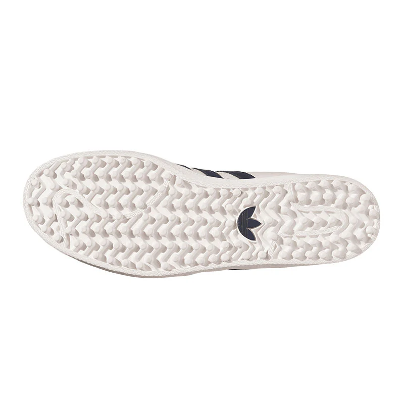 ADIDAS Originals Pro Model Midcut Unisex Spikeless Shoes (White/Indigo/Gold) - Image 4