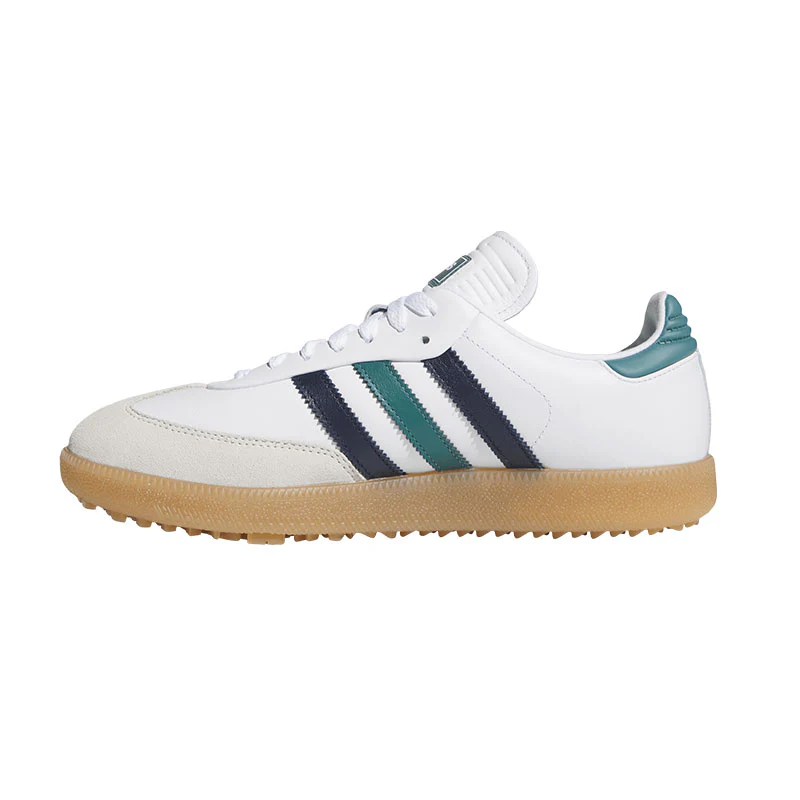 ADIDAS Samba Unisex Spikeless Shoes (White/Indigo/Preloved Ink) - Image 2