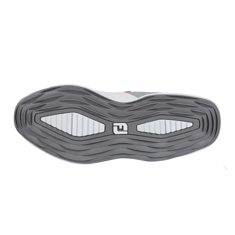FOOTJOY Pro Lite BOA MenÆs Spikeless Shoes (White/Grey/Red) - Image 4
