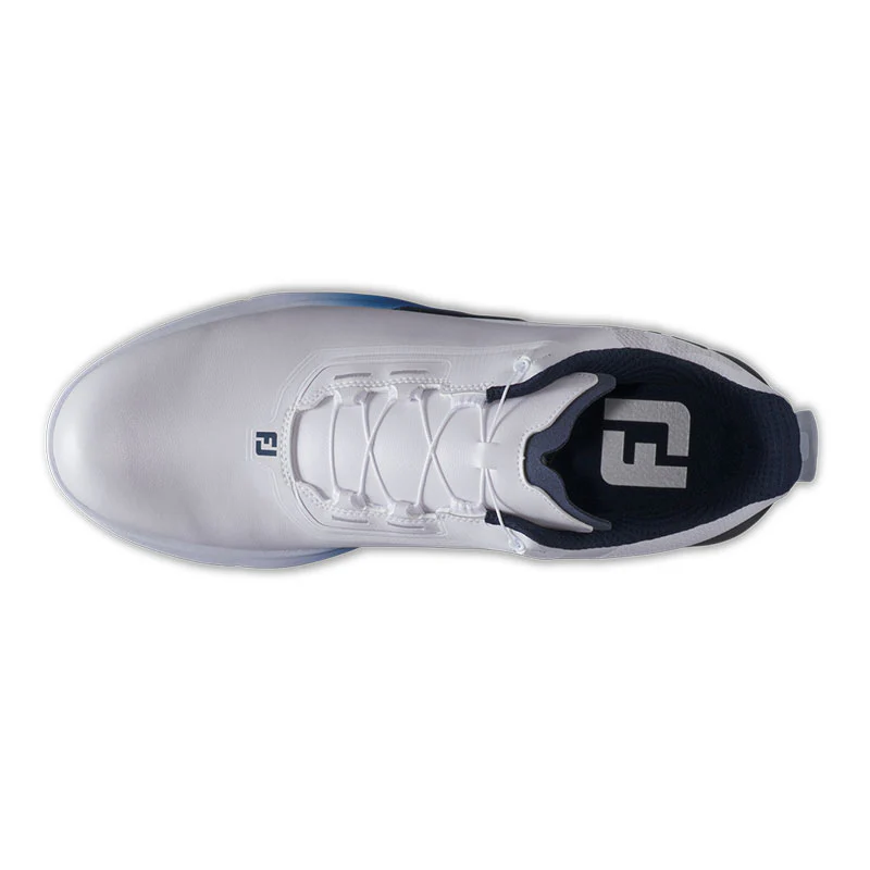 FOOTJOY Fuel BOA Men's Spikeless Shoes (White/Navy) - Image 3
