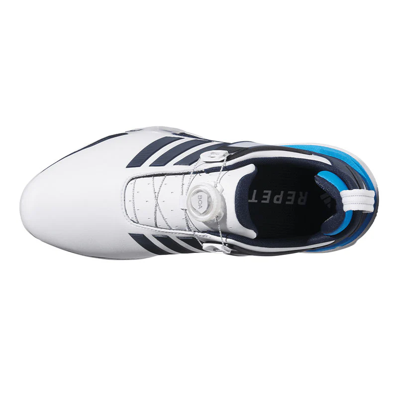 ADIDAS Adipower 26 BOA Men's Spikeless Shoes (White/Navy) - Image 3