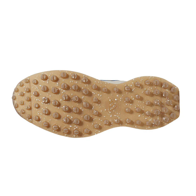 ADIDAS S2G Men's Leather Spikeless Shoes (Beige/Grey/Blue) - Image 4