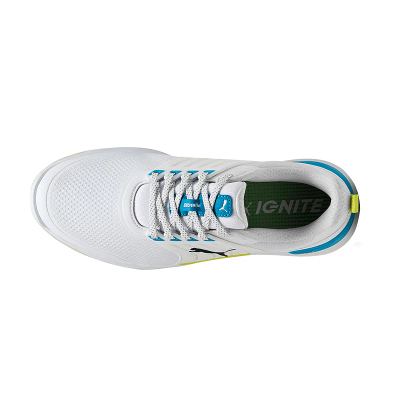 PUMA IGNITE ELEVATE 2 Wide Men's Spikeless Golf Shoes (White) - Image 3