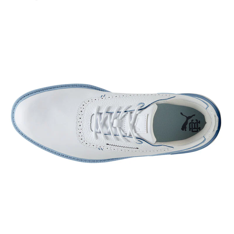 PUMA x Reigning Champ Avant 2.0 Men's Spikeless Shoes (White/Blue) - Image 3