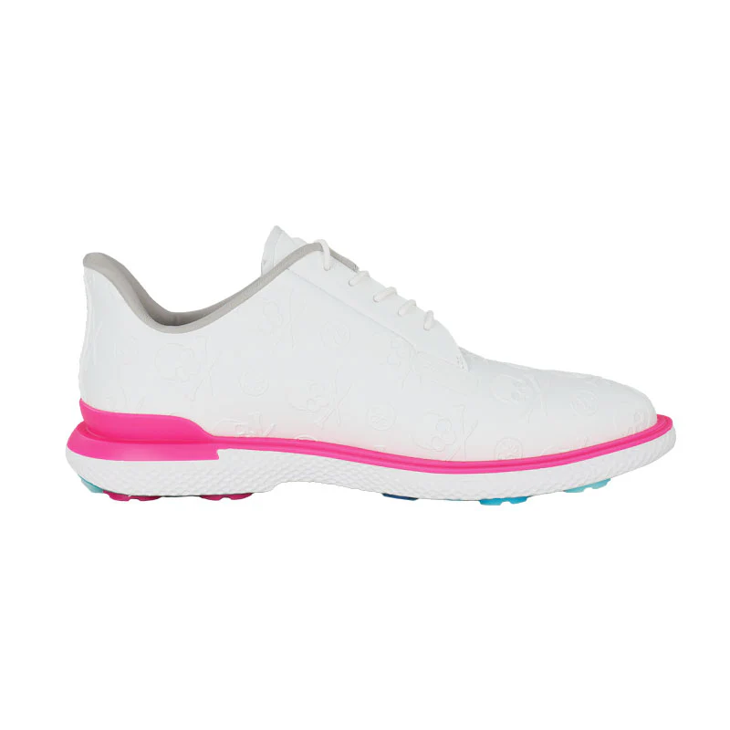 GFORE Gallivan2r Emblem Men's Spikeless Shoes (Snow/Pink)