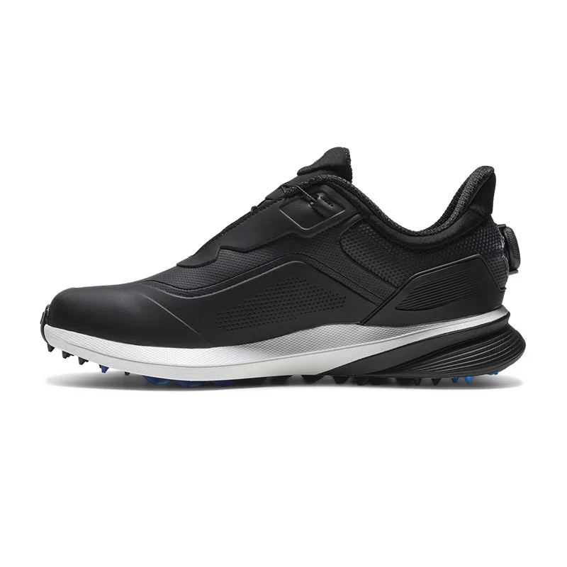 FOOTJOY Pro/SL BOA Men's Spikeless Shoes (Black/White/Blue) - Image 2