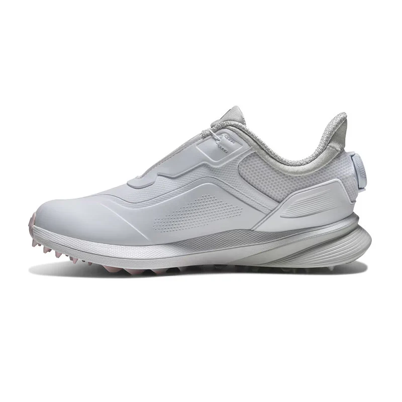FOOTJOY Pro/SL BOA Women's Spikeless Shoes (White/White/Grey) - Image 2
