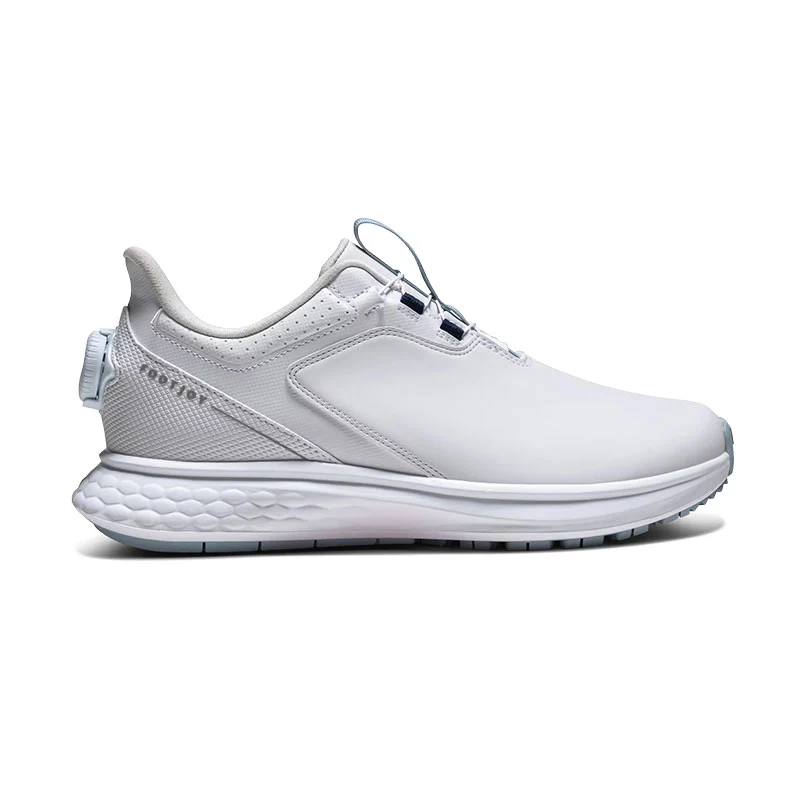FOOTJOY FJ Pulse BOA Women's Spiked Shoes (White/White/Blue)