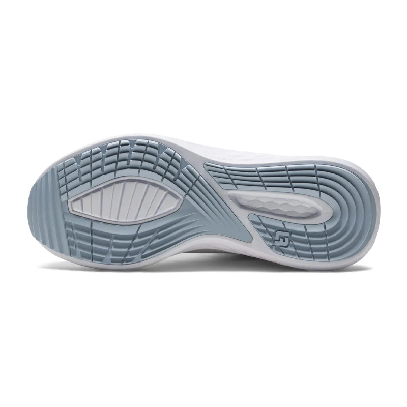 FOOTJOY FJ Pulse BOA Women's Spiked Shoes (White/White/Blue) - Image 4