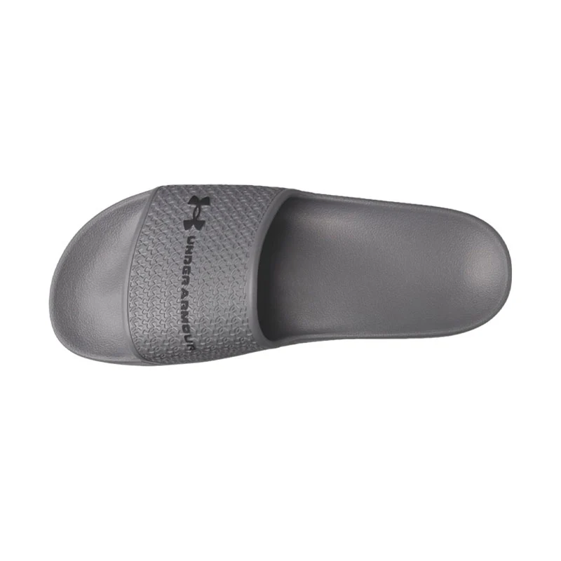 UNDER ARMOUR Men's Shower Slides (Grey/Grey/Black) - Image 3
