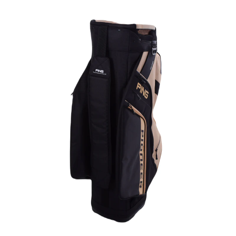 PING Pioneer Cart Bag (Black/Tan) - Image 2