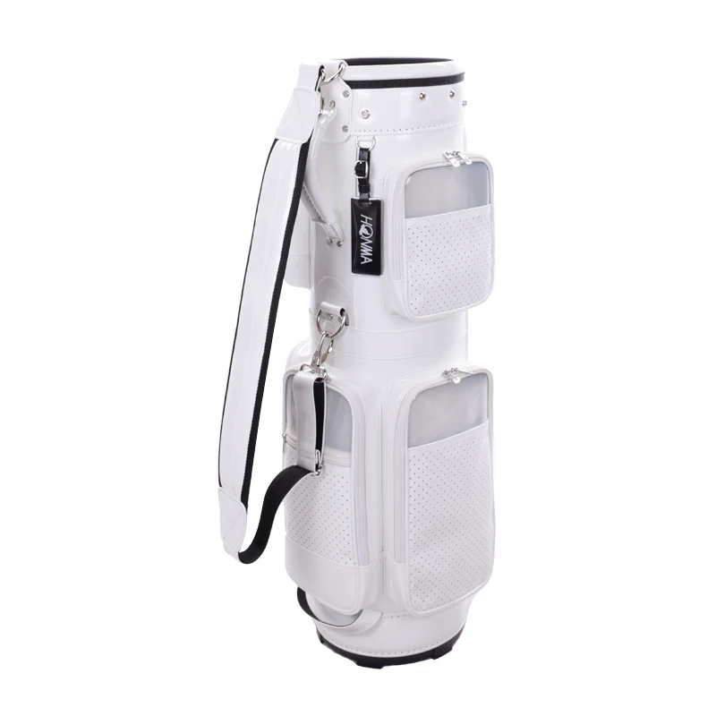 HONMA Sports Trendy 9" Caddie Bag (White)