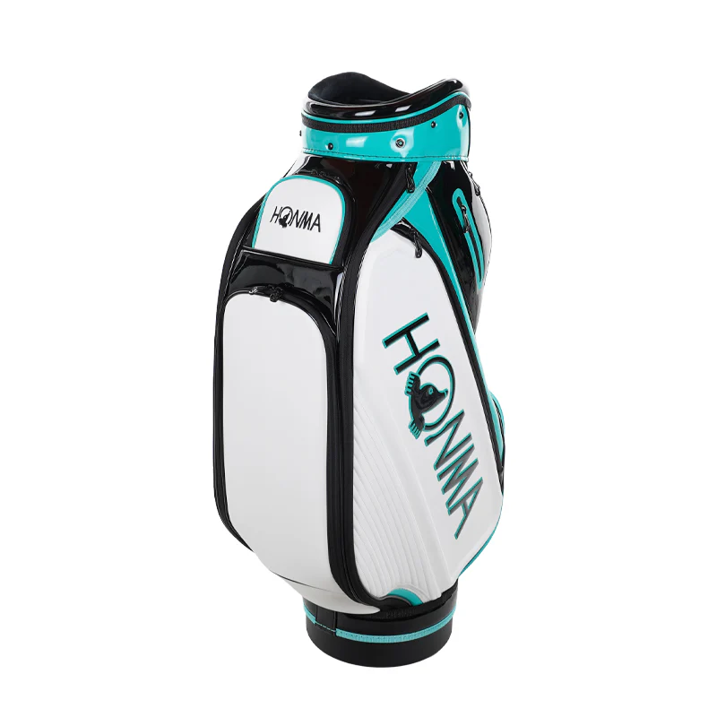 HONMA 9.5" Pro Replica Cart Bag (White/Green) - Image 2
