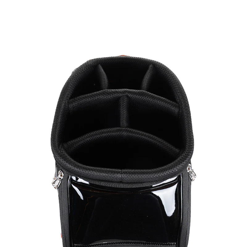 HONMA 9" Gear Sports Cart Bag (Black/Red) - Image 3