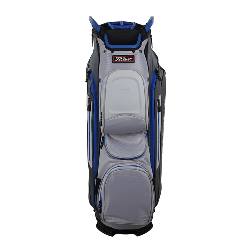 TITLEIST Cart 15 StaDry Cart Bag (Grey/Royal) - Image 3