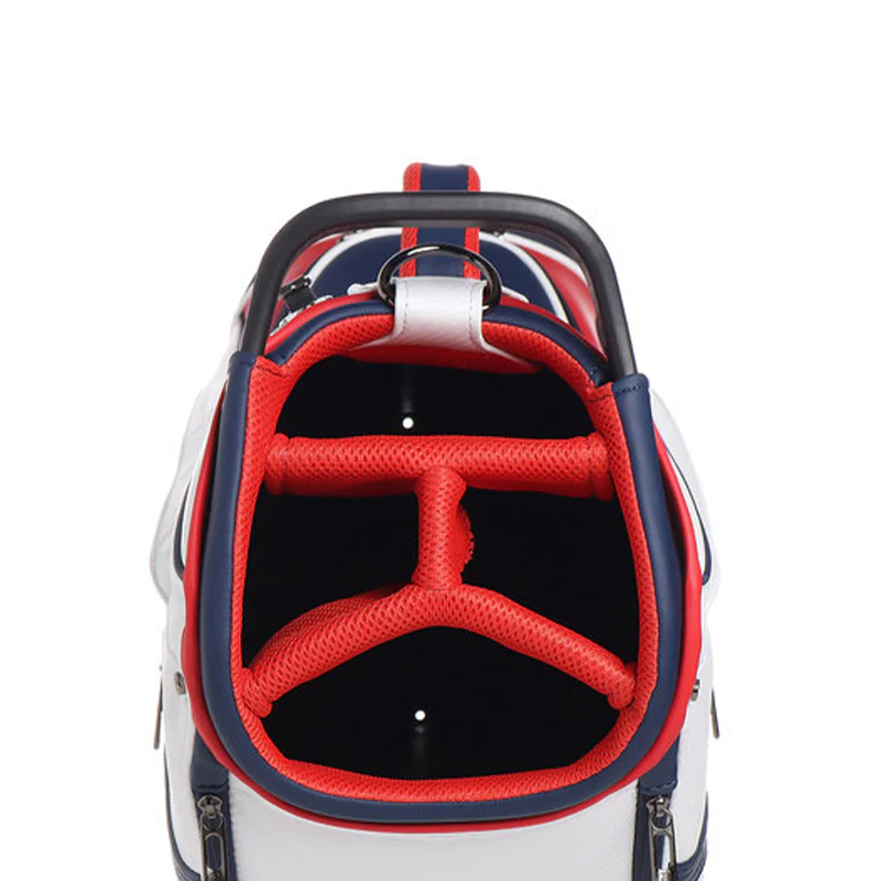 PUMA 9" ALPHACAT Nitro Caddy Bag (White/Red/Navy) - Image 3