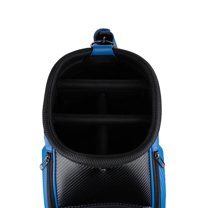 TAYLORMADE 9.5" Auth-Tech Cart Bag (Black/Red) - Image 4