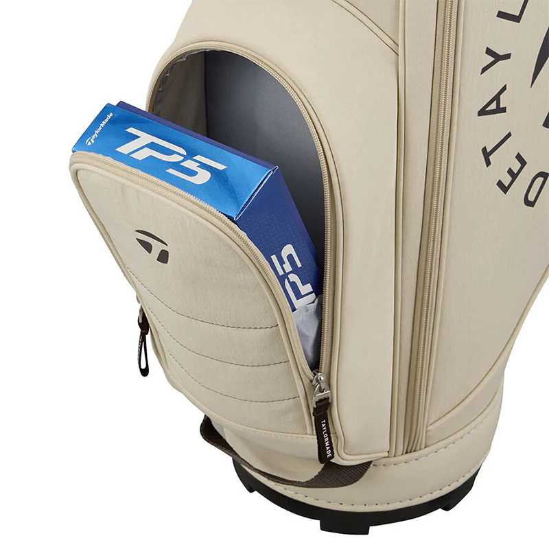 TAYLORMADE 8.5" Circle T Cart Bag (Beige) - Image 4