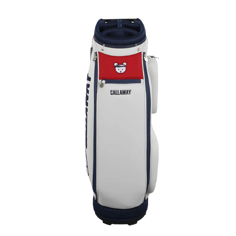 CALLAWAY 9" Bear Cart Bag (Grey/Navy/Red) - Image 3