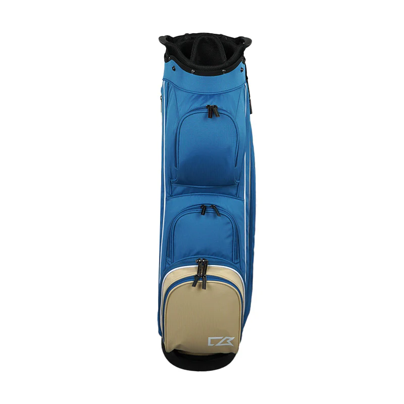 CUTTER & BUCK 9" Cart Bag (Blue/Beige) - Image 3
