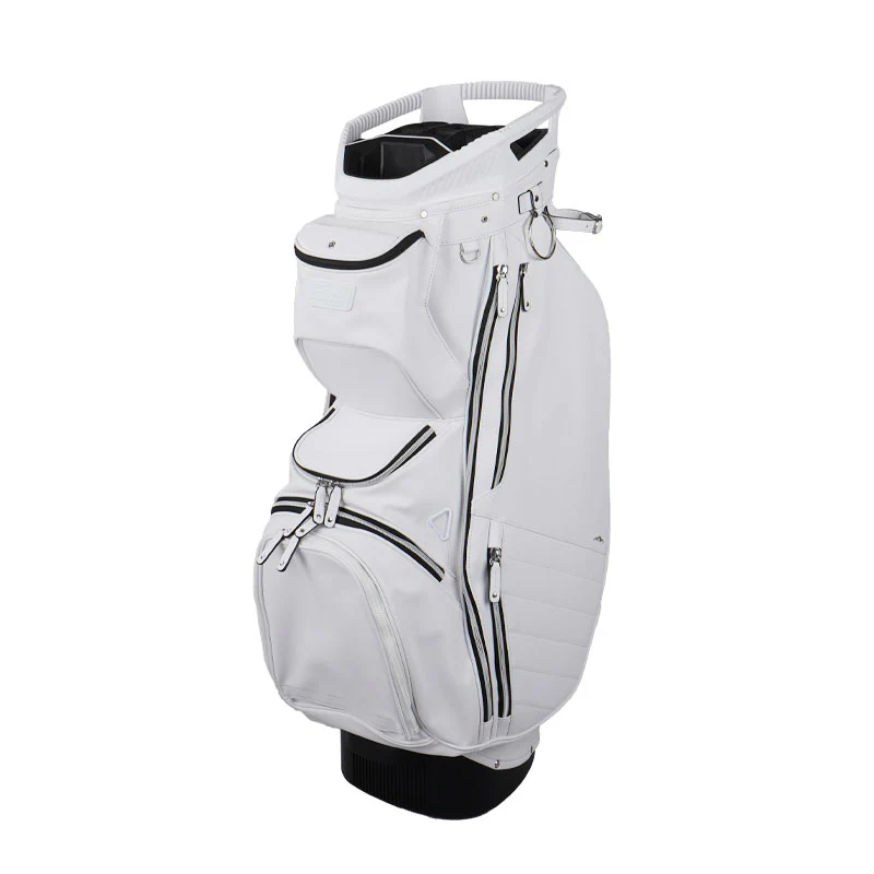 SUN MOUNTAIN 9" Matchplay 14-Way Cart Bag (White/Black/Silver)