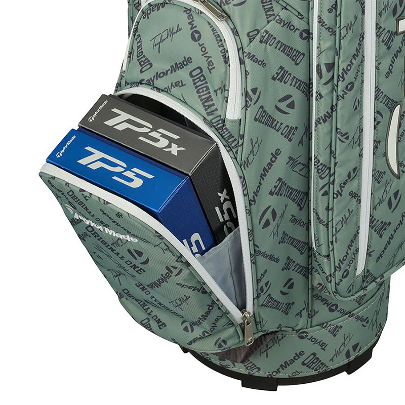 TAYLORMADE Icon Graphic Cart Bag (Acid Green) - Image 3
