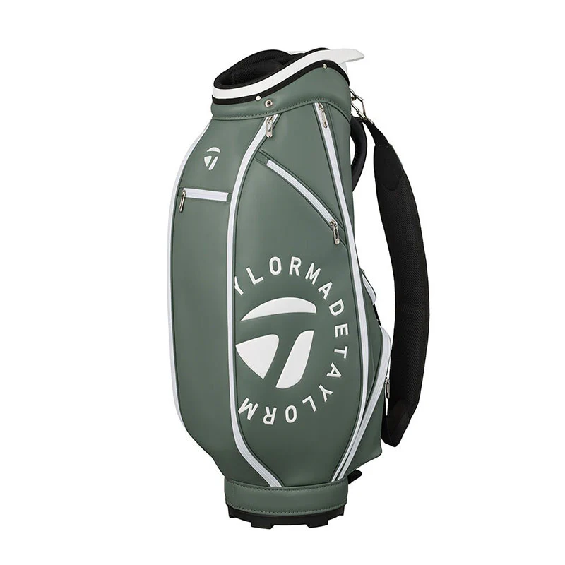 TAYLORMADE 9.5" Circle Logo Cart Bag (Acid Green) - Image 2