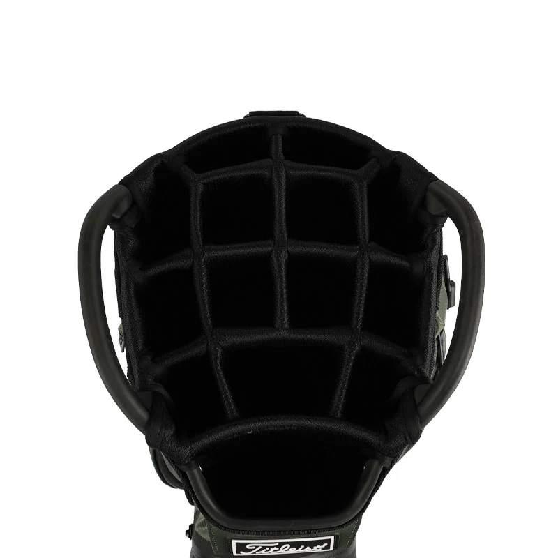 TITLEIST Cart 14 StaDry Cart Bag (Black/Black/Green) - Image 4