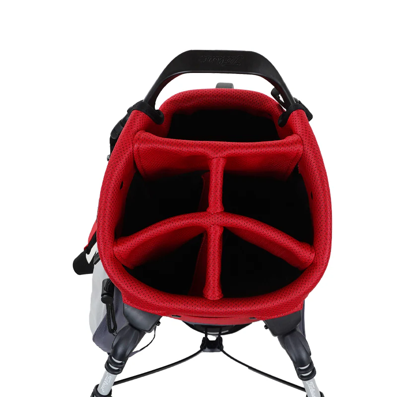 TITLEIST Players 5 Stand Bag (Red/Graphite/Grey) - Image 4