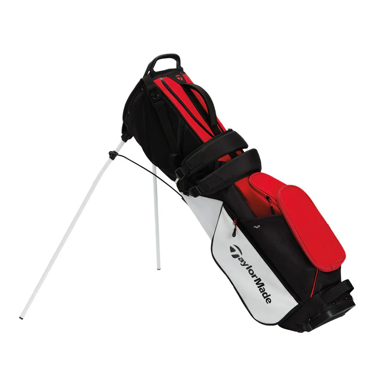 TAYLORMADE 9" Flextech Lite Stand Bag (Black/Red) - Image 2