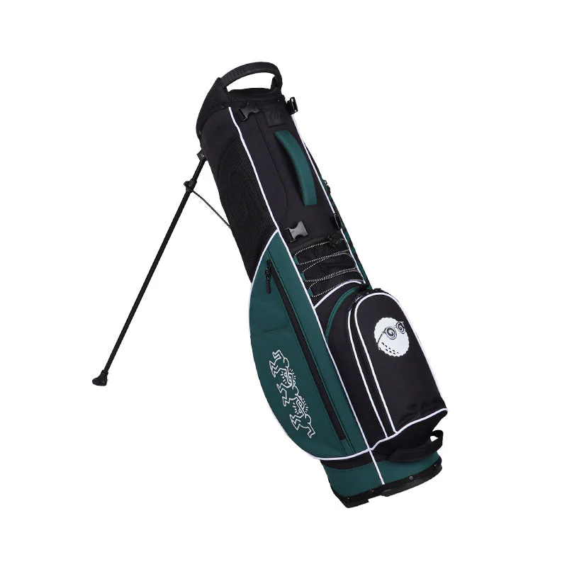 MALBON GOLF x Keith Haring Stand Bag (Black) - Image 2