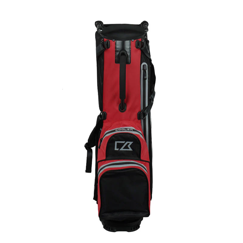 CUTTER & BUCK 9S0464 Waterproof Stand Bag (Black/Red) - Image 3