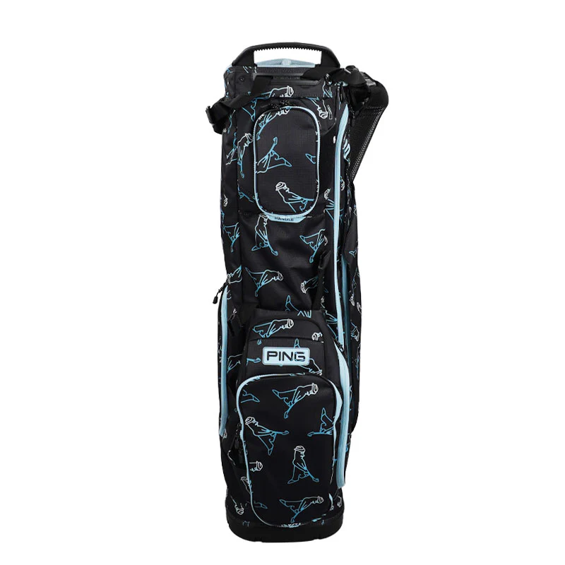 PING Hoofer 14 Stand Bag (Black/Blue) - Image 3