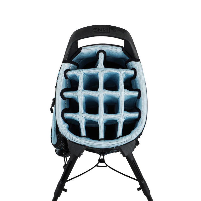PING Hoofer 14 Stand Bag (Black/Blue) - Image 4