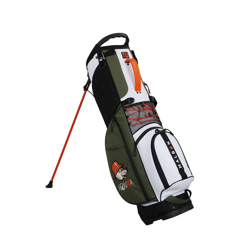 HONMA x Malbon Golf Performance Stand Bag (Green) - Image 2