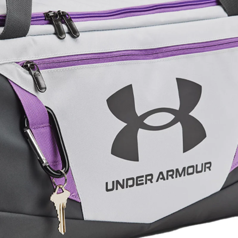 UNDER ARMOUR Undeniable 5.0 Medium Duffle Bag (Grey/Purple/Rock) - Image 4