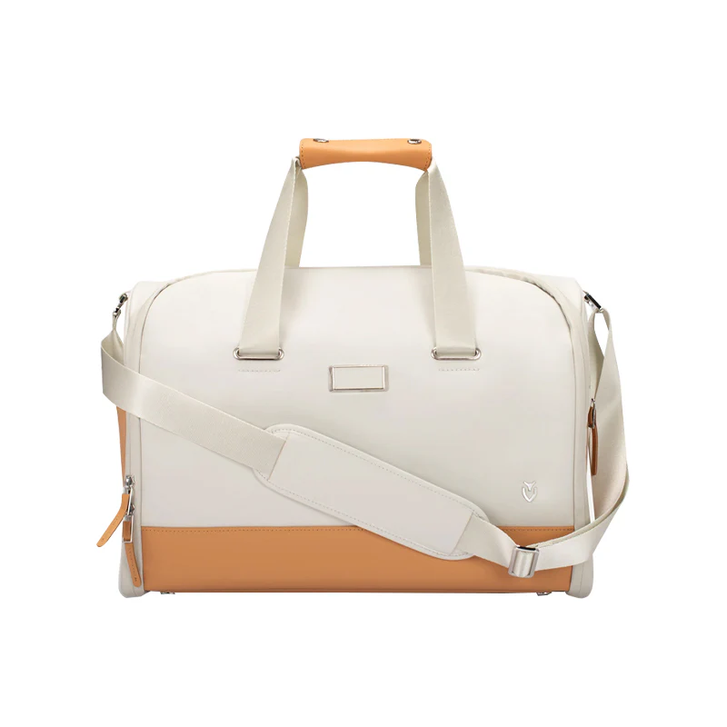 VESSEL Signature Duffel Bag (Latte) - Image 3
