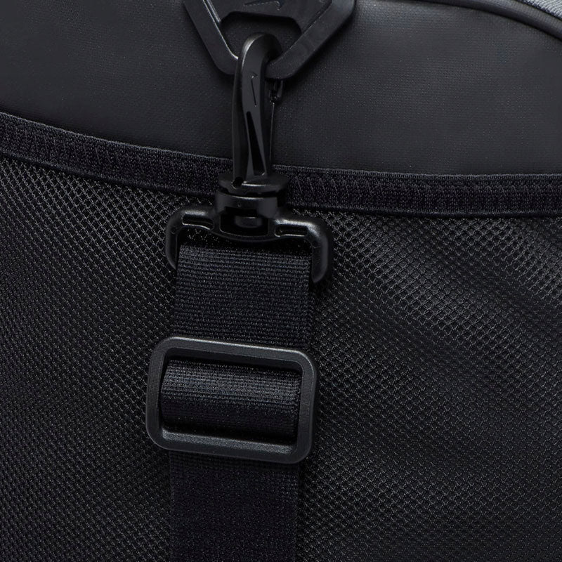 NIKE Brasilia 9.5 Duffle Bag (Grey/Black/White) - Image 4