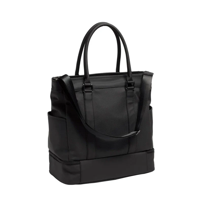 LE COQ SPORTIF GOLF Two-Layer Tote Boston Bag (Black) - Image 2