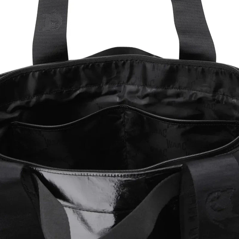 WAAC Glossy Tote Bag (Black) - Image 4