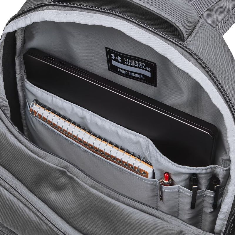 UNDER ARMOUR Hustle 6.0 Backpack (Castlerock/Steel) - Image 3