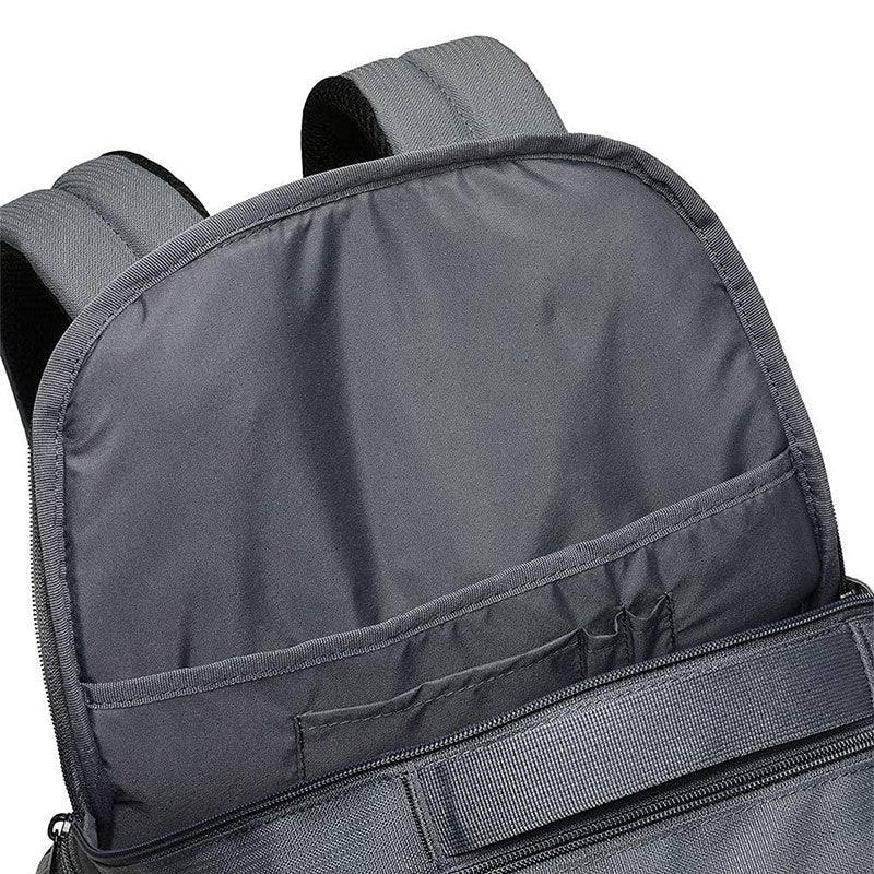 NIKE Brasilia 9.5 Backpack (Grey/Black/White) - Image 3
