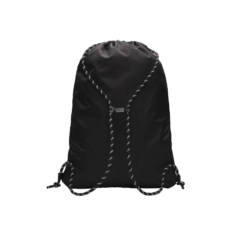 UNDER ARMOUR Hustle Sackpack (Black/Black/ White) - Image 2