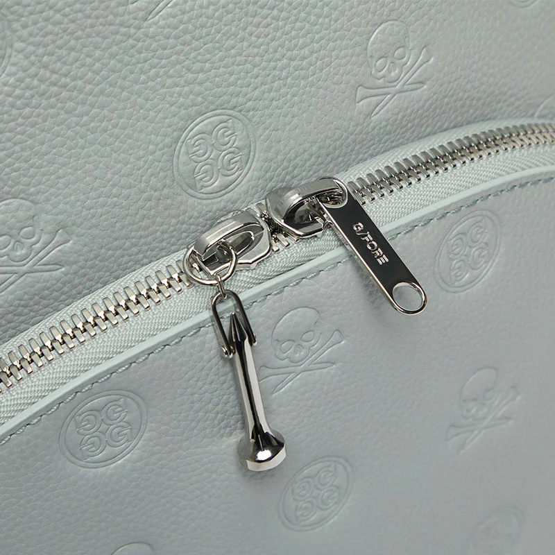GFORE Embossed Skull & Tees Leather Backpack (Nimbus) - Image 4