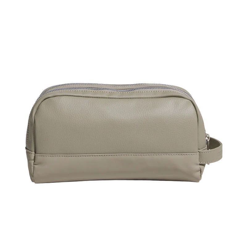 ADIDAS Polyurethane 2-Way Zip Pouch (Beige) - Image 2