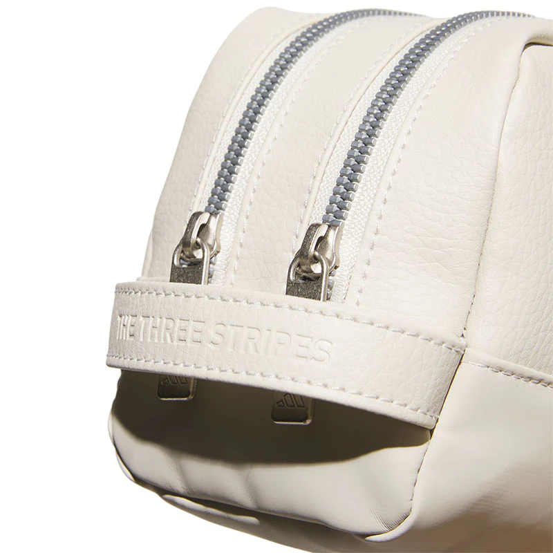 ADIDAS Polyurethane 2-Way Zip Pouch (Alumina) - Image 4