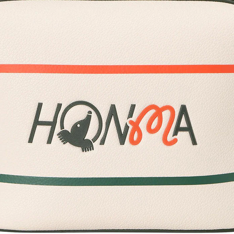 HONMA x Malbon Pouch Bag (White/Green/Orange) - Image 3