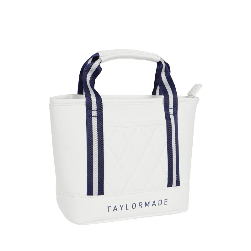 TAYLORMADE Wilshire Round Tote Bag (White)