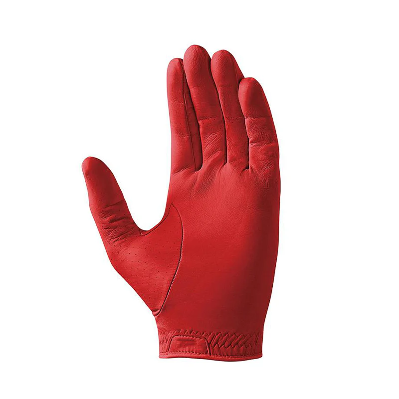 TAYLORMADE Tour Preferred Coloured Leather Men's Glove (Red) - Image 2